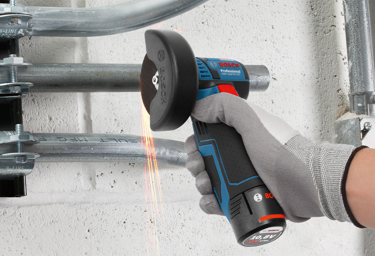 Γωνιακός Τροχός Λείανσης GWS 12V-76 - Bosch Με x2 Μπαταρίες