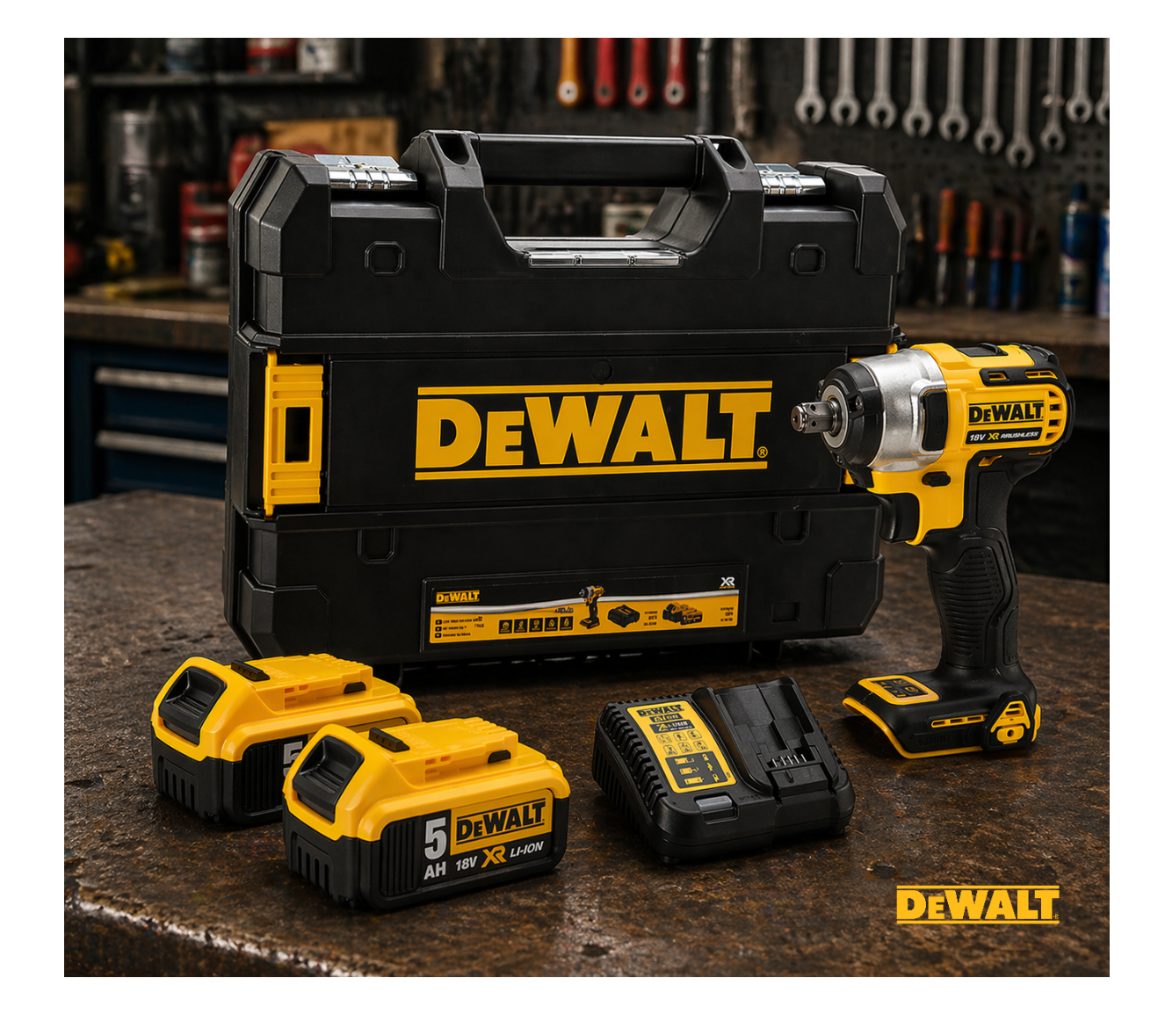 Μπουλονόκλειδο Μπαταρίας DeWALT - DCF880M2-QW XR X2 Μπαταρίες 6.0Ah Li-ion