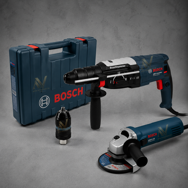 Set Bosch - Σκαπτικό GBH 2-28 F + Γωνιακός Τροχός Gws 8  Professional