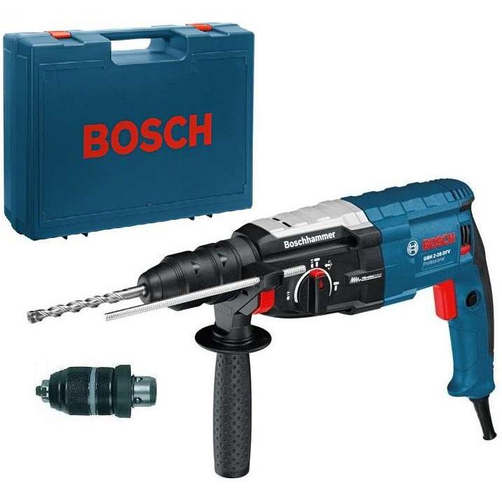Σκαπτικό Πιστολέτο Bosch - GBH 2-28 F Professional Με Καλέμια Και Τρυπάνια.
