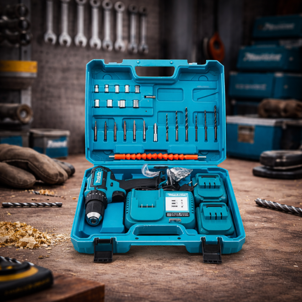 Makita Δραπανοκατσάβιδο - HP333ZR x2 Μπαταρίες Με Δώρο Κασετίνα Εργαλείων