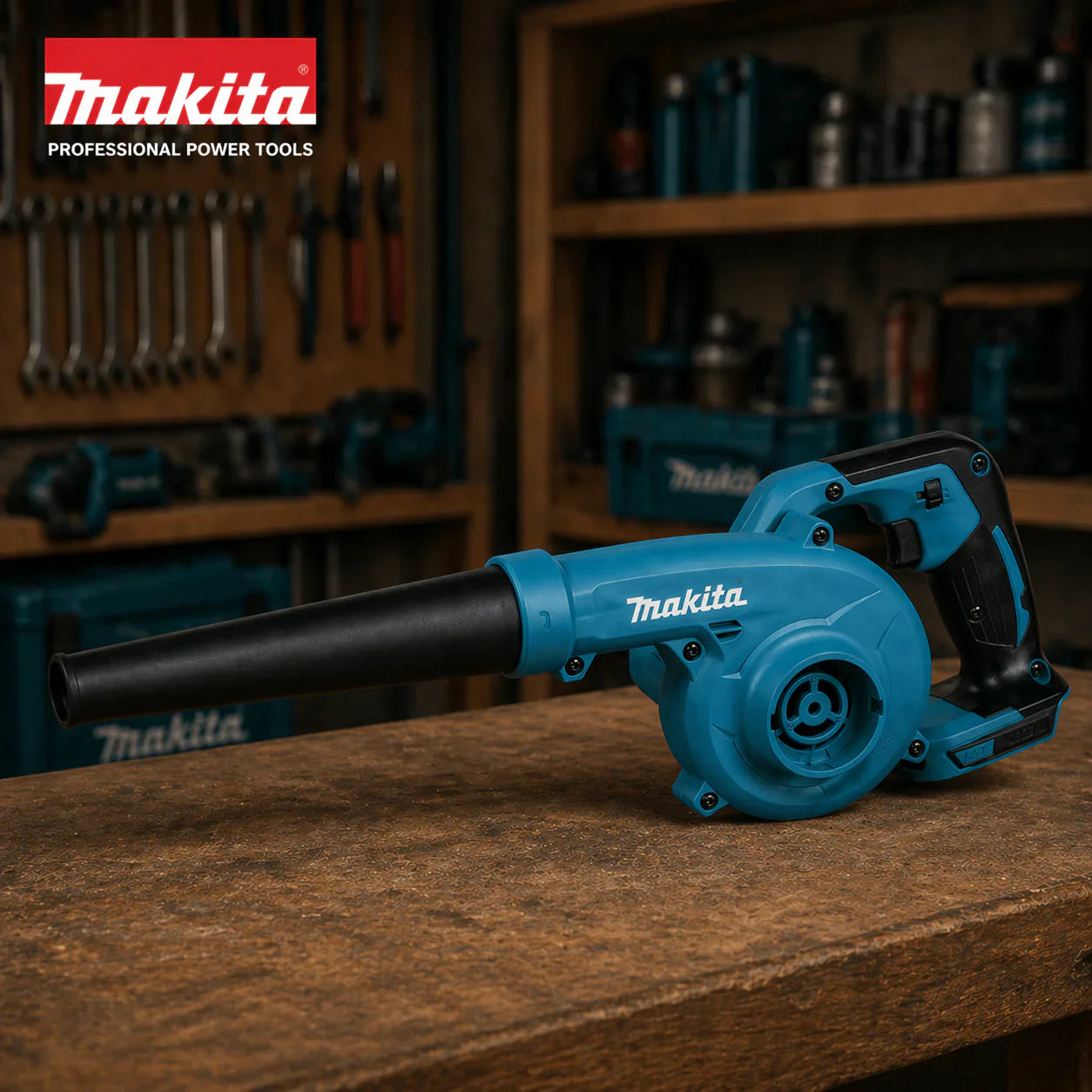 Makita Φυσητήρας - Αναρροφητήρας DUB185Z Με Χ2 Μπαταρίες Και Σακούλα Συλλογής