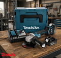 Γωνιακός Τροχός Μπαταρίας Makita - DGA454RMJ Με X2 Μπαταρίες 6Ah Li-ion