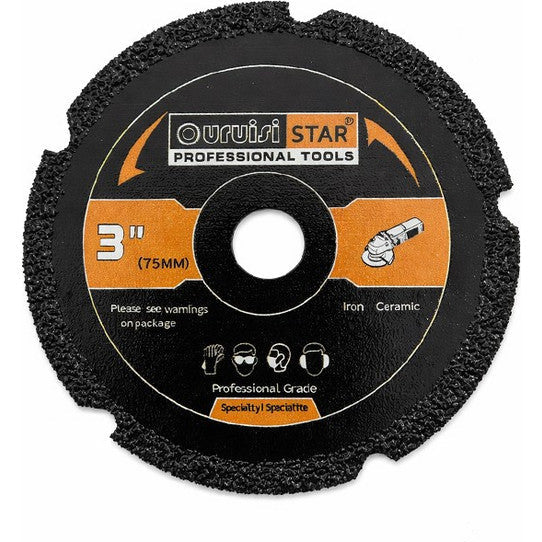 Δίσκος Κοπής 3" 75mm για Σίδερο και Κεραμικά Uruisi Star