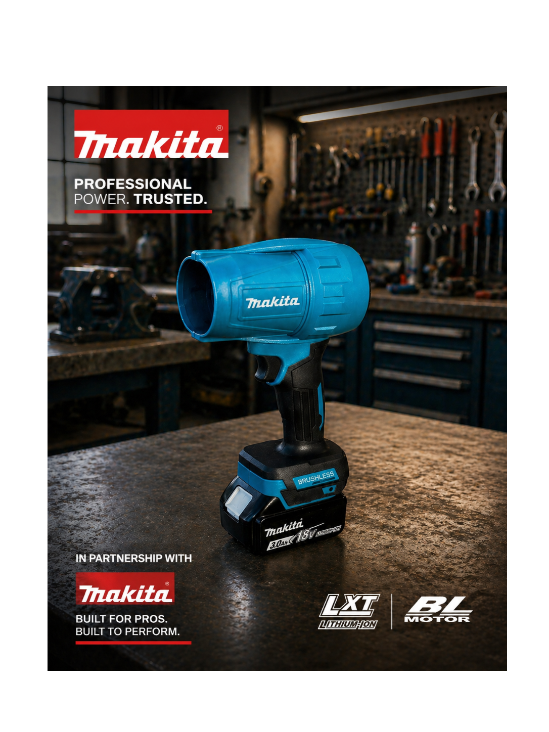 Φυσητήρας Mini - Makita Με Χ2 Μπαταρίες Li-ion